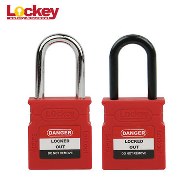 Marca de peso ligero Loto Cerradura de cuerpo de nylon Cerradura de seguridad con llave diferente