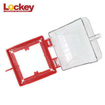 Dispositivos de bloqueo eléctrico OEM interruptor de emergencia de pared de plástico / bloqueo de botón de presión