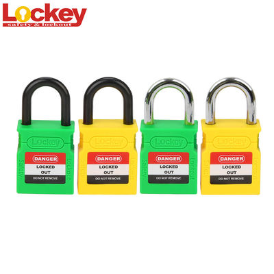Cerradura de acero corto de 25 mm de seguridad.