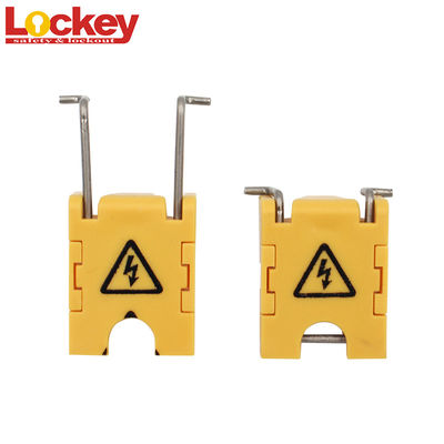 Dispositivo de bloqueo de interruptores de circuito de plástico en miniatura de 4 mm